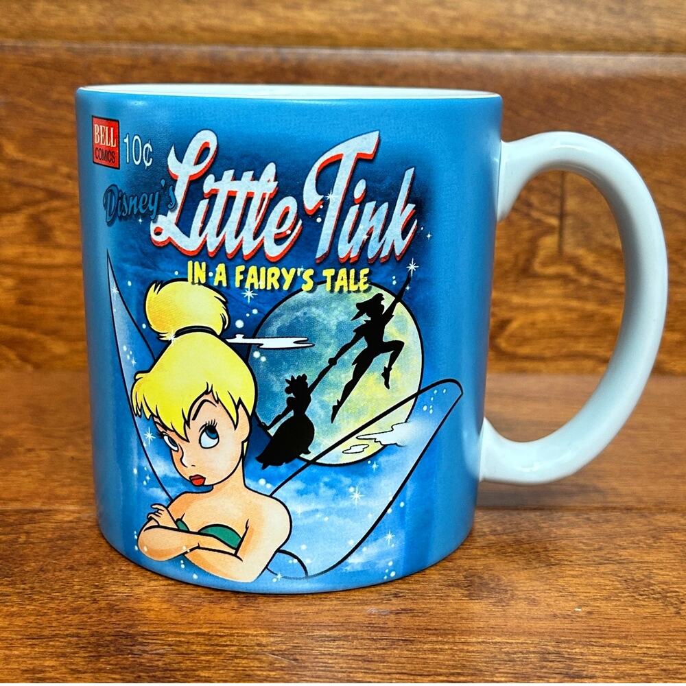 DISNEY STORE Tinkerbell Little Tink In A Fairys Tale Coffee Mug 16oz
